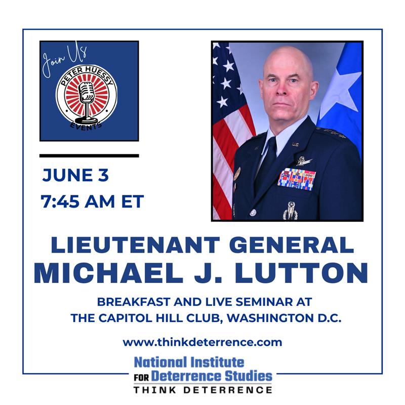 General Lutton Lt. Gen. Michael Lutton Live at the Capitol Hill Club - National ...